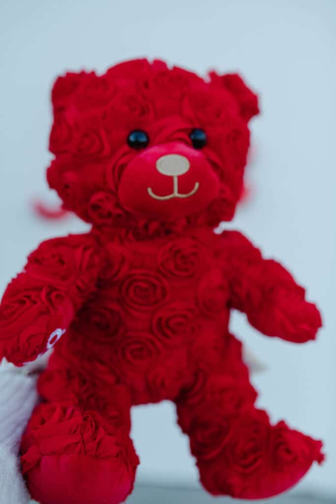 build a bear red rose bear