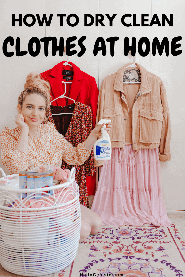 how to dry clean clothes at home