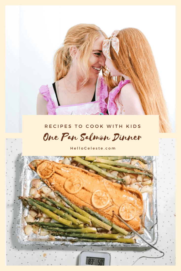 recipes to cook with kids one pan salmon dinner