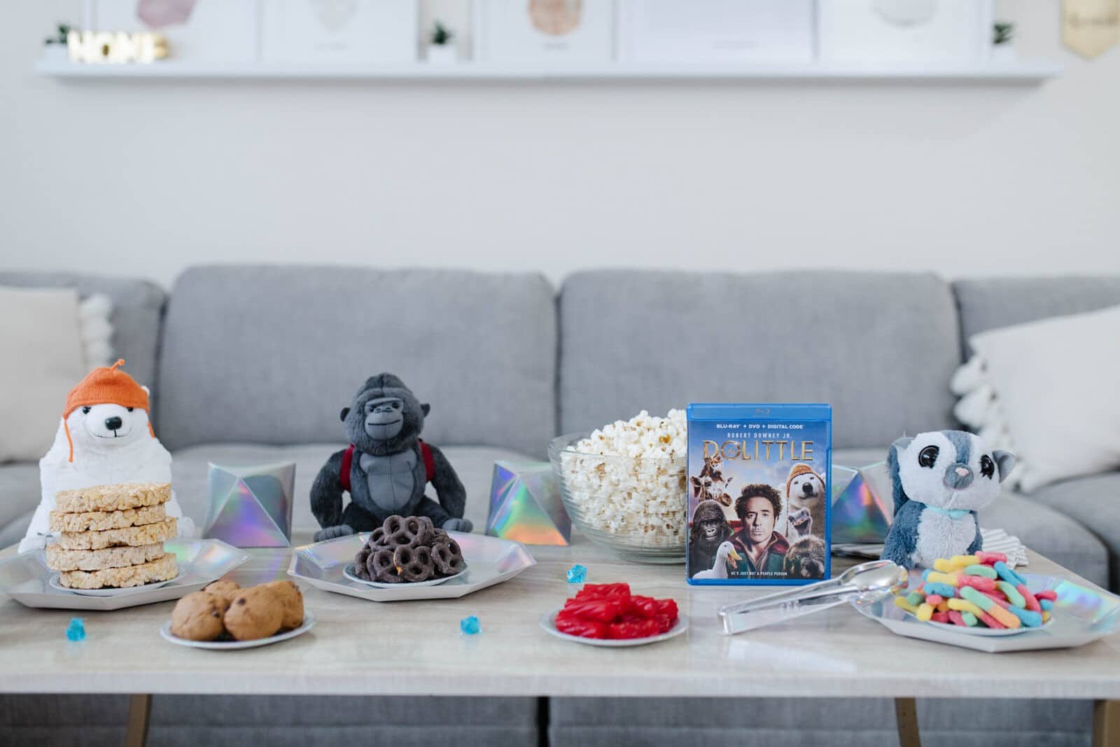 Dolittle Movie Night Animal themed snacks