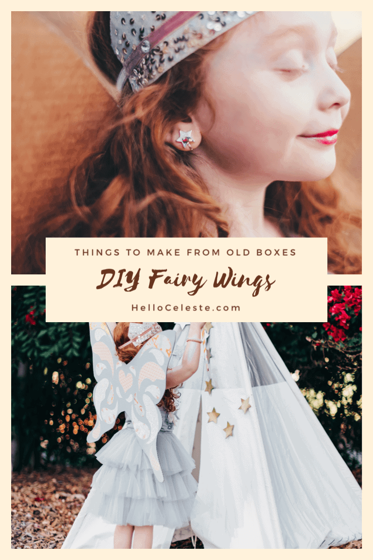 diy fairy wings from amazon boxes