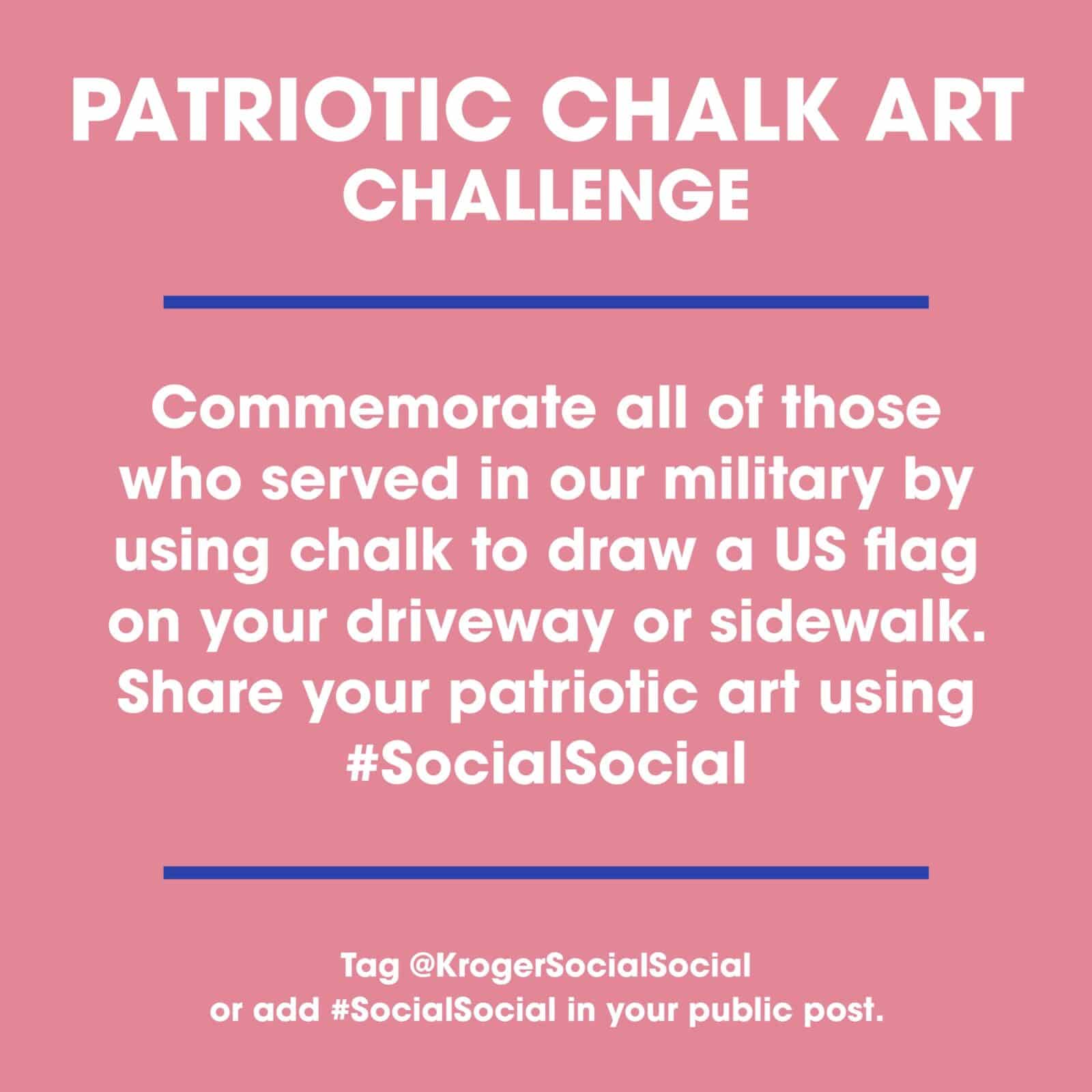 Patriotic Chalk Art Challenge