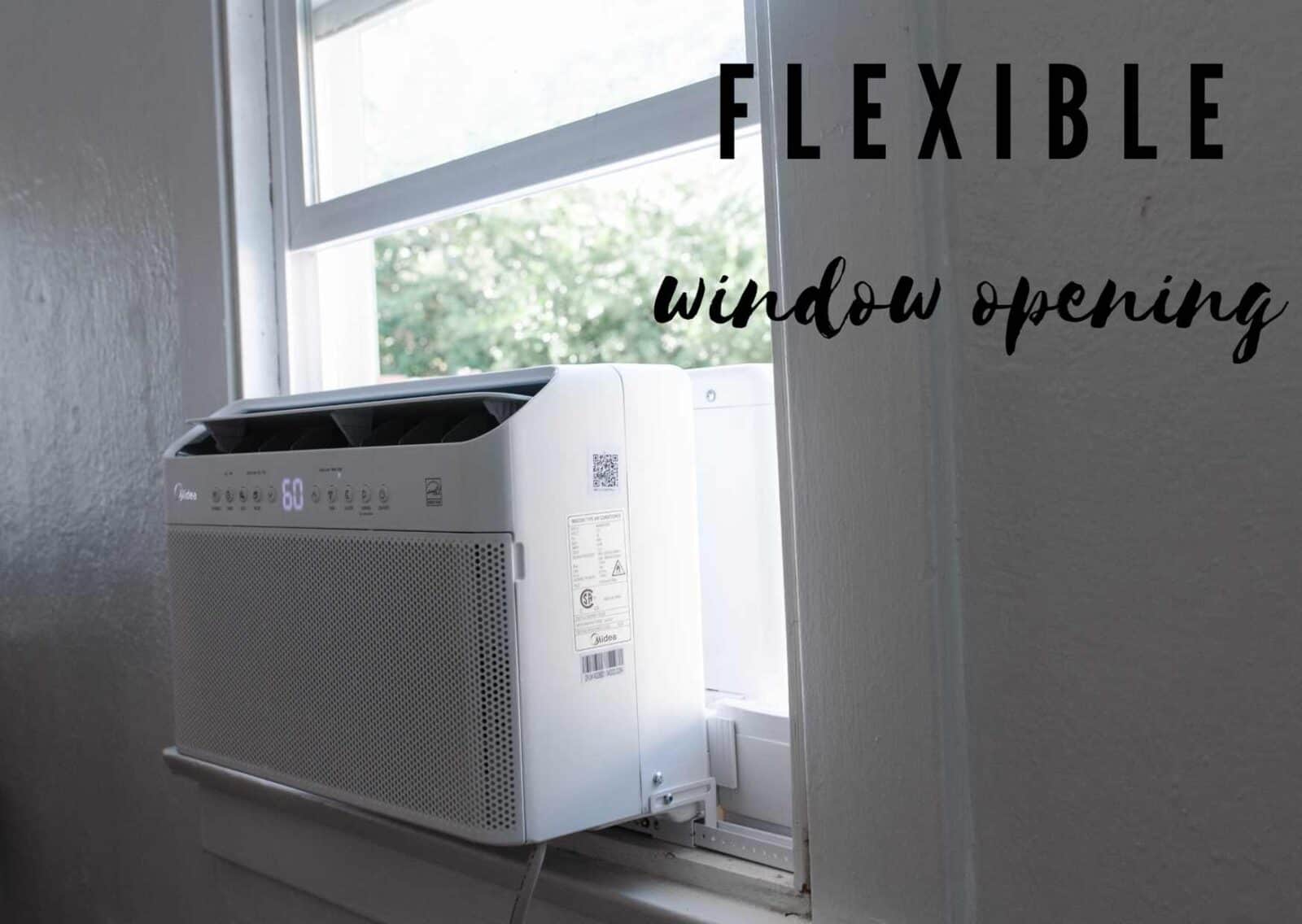 flexible window opening air conditioner