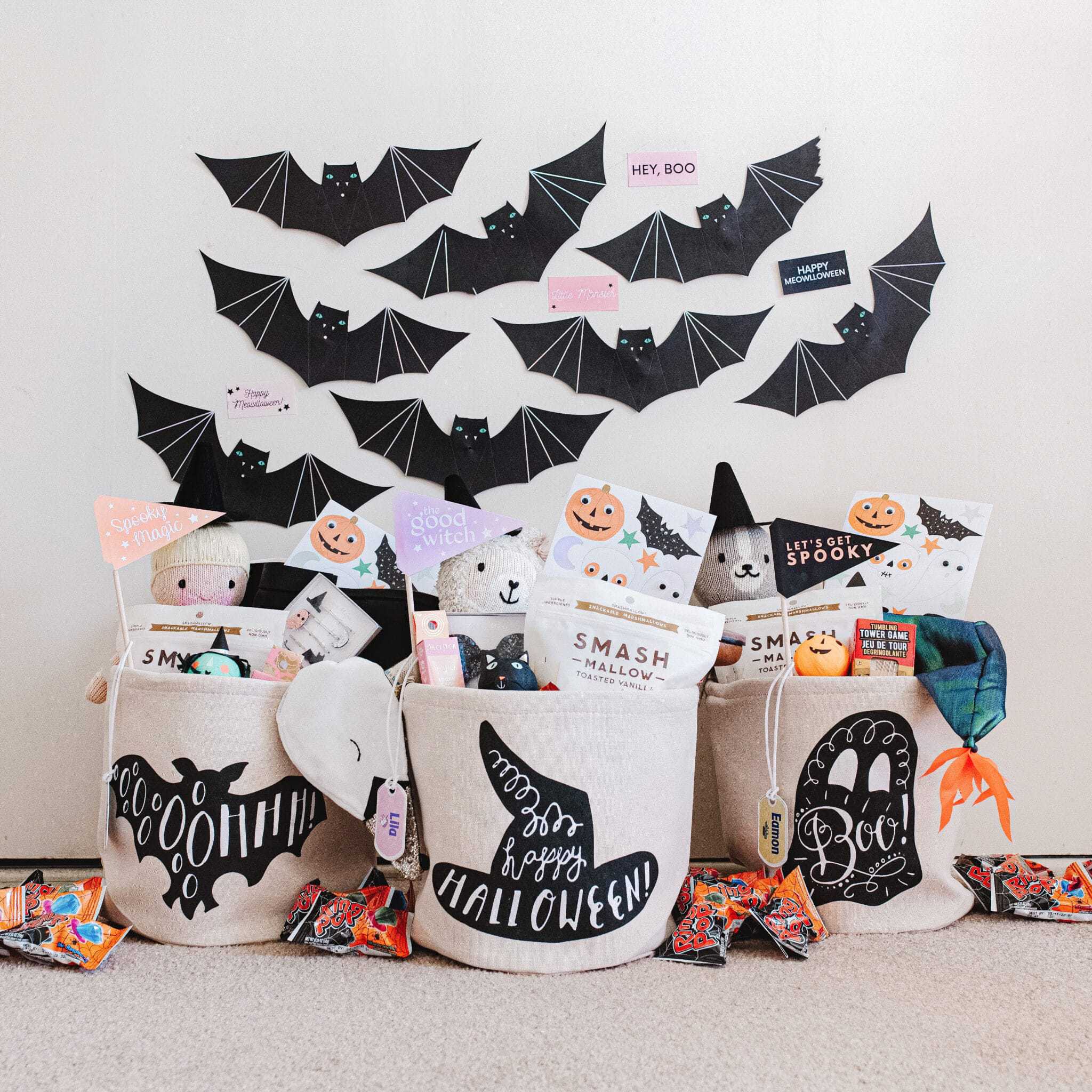 Affordable Halloween Baskets For Kids - Hello Celeste