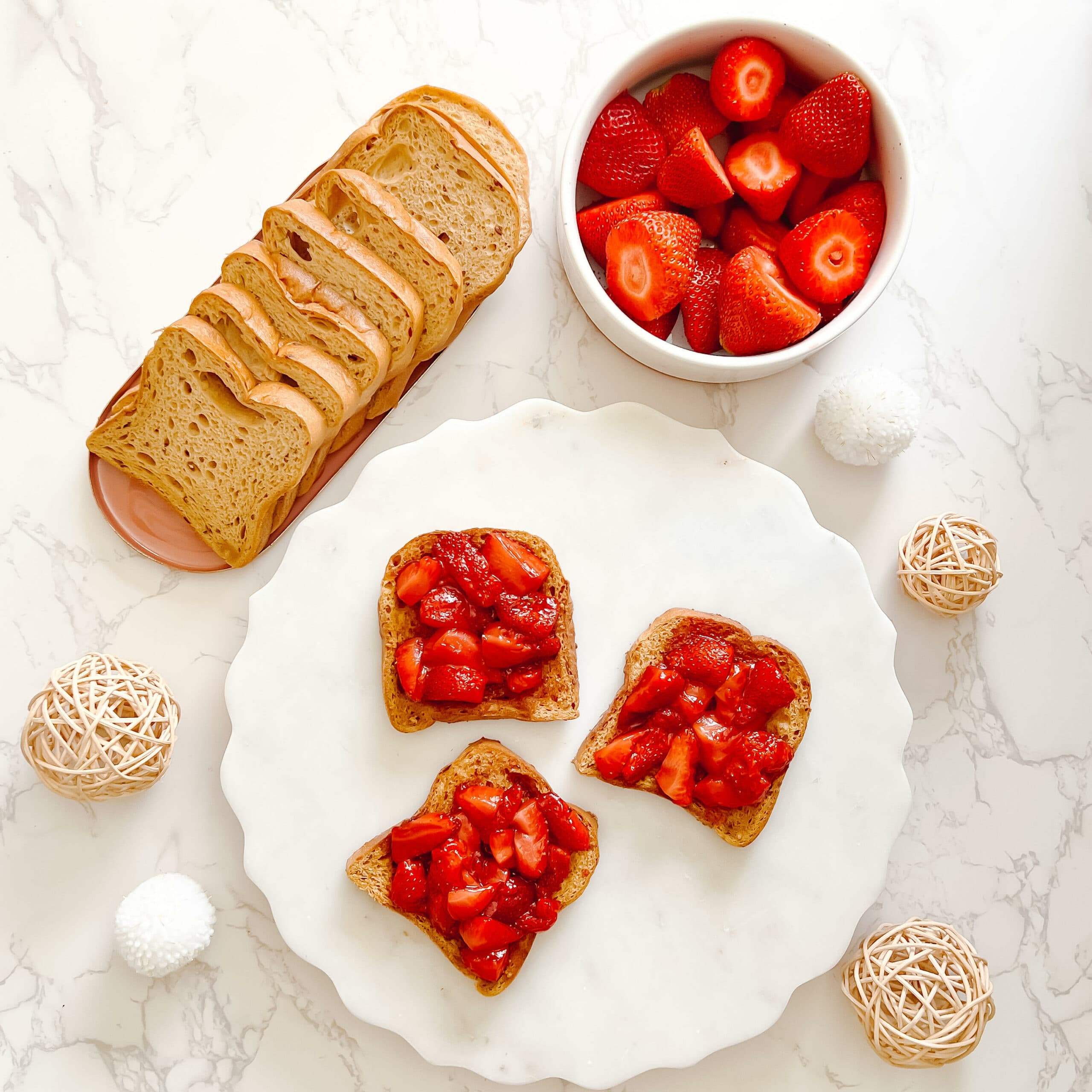 How To Make Vegan and gluten-free strawberry cinnamon sugar toast